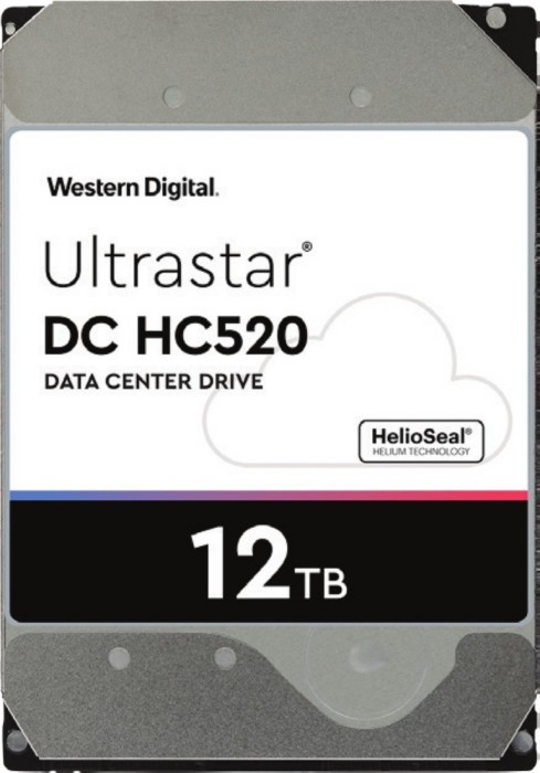 Western Digital Ultrastar DC HC520 12TB, 4Kn, SE, SATA 6Gb/s
