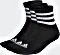 adidas 3-paski Cushioned Sportswear Mid-Cut Crew Skarpety czarny/biały, 3 para (IC1317)