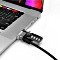 Maclocks Ledge Adapter mit Kombinationskabelschloss für Macbook Pro 16" Vorschaubild