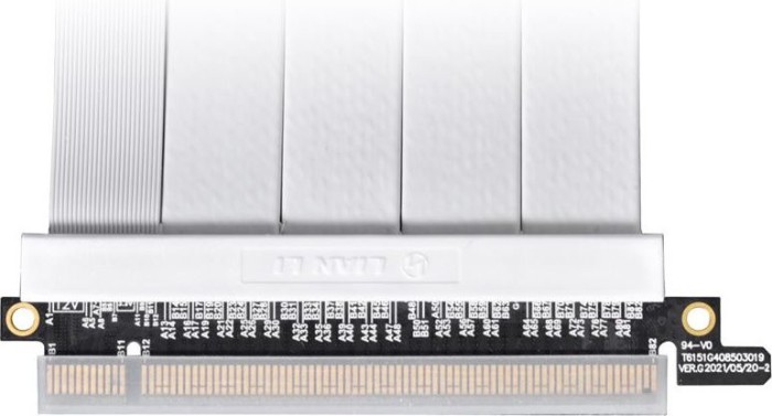 Lian Li Riser Card przewód, PCIe 4.0 x16, 90cm, biały