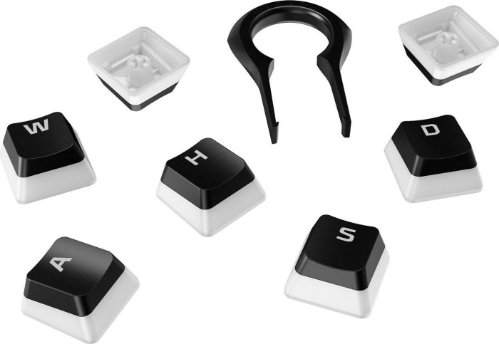 HP HyperX Pudding Keycaps, ABS Keycap Set, schwarz, 105 Tasten, DE
