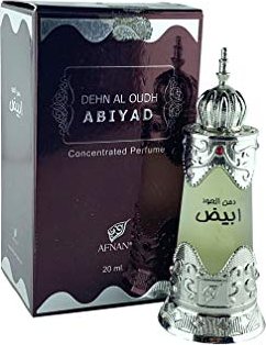 Afnan Dehn Al Oudh Abiyad parfumiertes Öl, 20ml