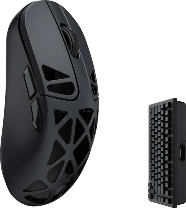 Keychron M3 mini 4K Wireless Mouse Metal Edition czarny, USB/Bluetooth