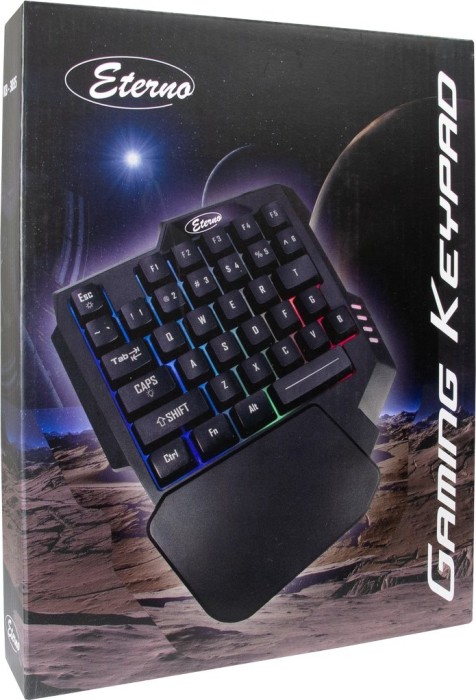 Inter-Tech Eterno KB-3035 RGB Gaming Keypad, czarny, USB