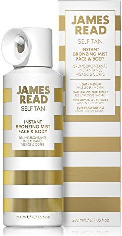 James Read Self Tan Instant Bronzing Mist Spray Gesicht und Körper, 200ml