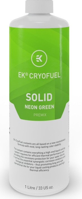 EK Water Blocks EK-CryoFuel Solid Neon Green, Kühlflüssigkeit, 1l