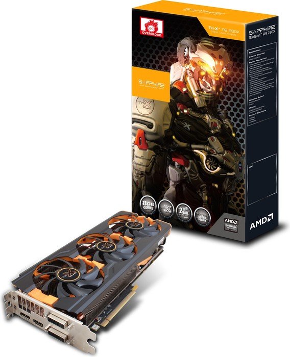 Sapphire Radeon R9 290X Tri-X OC, 8GB GDDR5, 2x DVI, HDMI, DP, lite retail