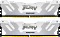 Kingston FURY Renegade biały/srebrny DIMM Kit 32GB, DDR5-7600, CL38-46-46, on-die ECC (KF576C38RWK2-32)