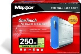 Maxtor OneTouch 250GB, USB 2.0/FireWire (A14A250)