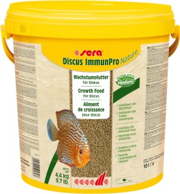 sera Discus ImmunPro Nature, probiotisches Wachstumsfutter für Diskusfische, 10l