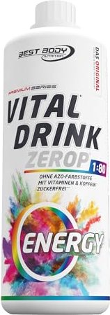 Best Body Nutrition Low Carb Vital Drink Energy 1l