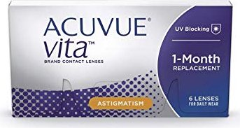 Johnson & Johnson Acuvue Vita for Astigmatism, -0.50 Dioptrien, 6er-Pack