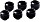 Alphacool Eiszapfen PRO Rohranschluss G1/4" auf 13mm, deep black, 6er-Pack (17475)