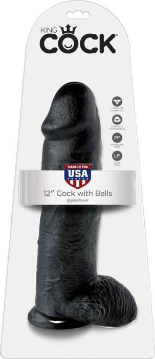Pipedream King Cock 12" Cock with Balls PD5511