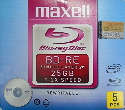 Maxell BD-RE 25GB 2x, 1er Jewelcase