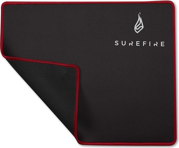 Verbatim SureFire silent Flight 320 Gaming Mousepad, czarny/czerwony