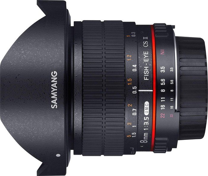 Samyang 8mm 3.5 UMC rybie oko CS II do Sony A czarny