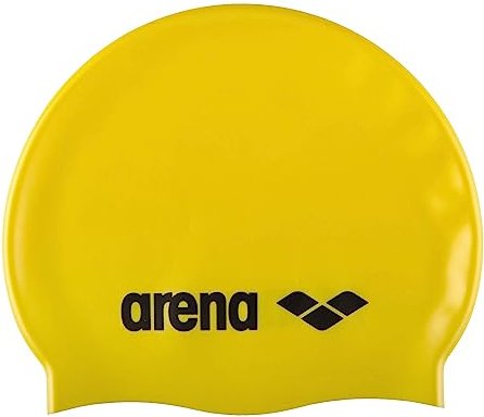 Arena Classic Silicone czepek żółty/czarny (Junior)