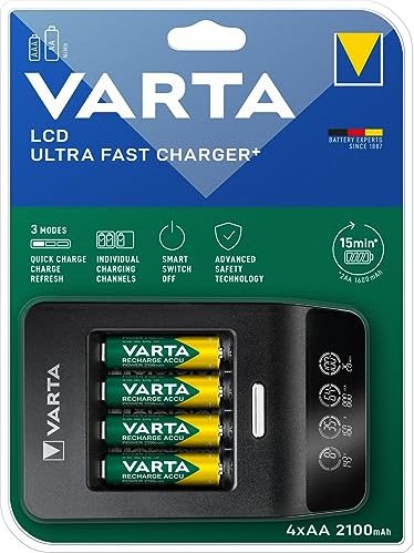 varta lcd ultra fast charger