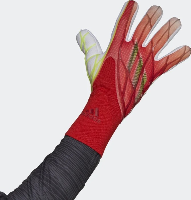 adidas Goalkeeper glove X GL Pro solar red/white/red/black