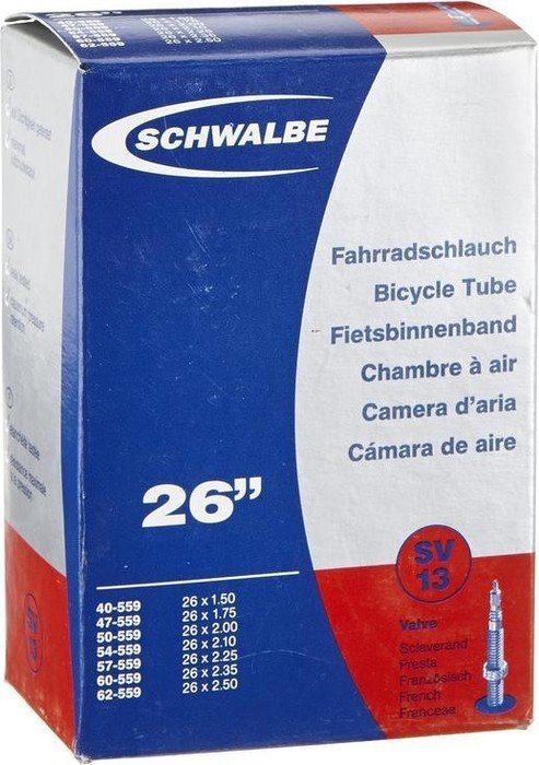 CST Schlauch 26/" 40//62-559 SV40mm schwarz Fahrrad
