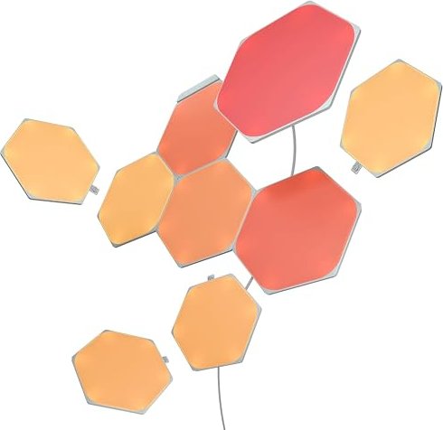 nanoleaf Shapes Hexagons Smart Lighting LED Panel Starterkit 9x 2W