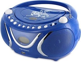 Metronic CD-MP3-Radio blau/weiß