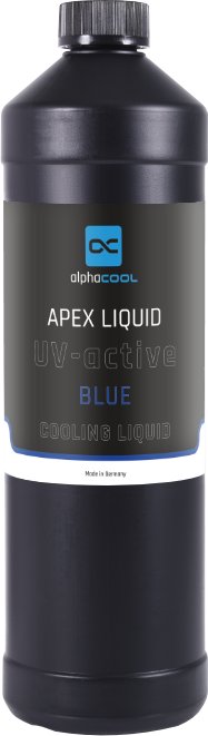 Alphacool Apex Liquid Blue UV-Aktiv, Kühlflüssigkeit, 1000ml