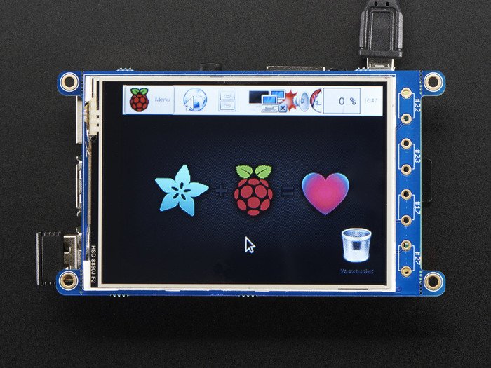 Raspberry Pi 3.2" TFT Touchscreen (verschiedene Hersteller)