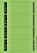 Leitz selbstklebende Ordner-Rückenschilder grün, kurz/breit, 25 Blatt A4/100 Stück (16852055)