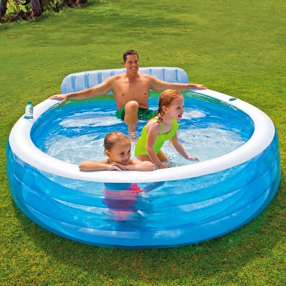 Intex Schwimm Center Family Lounge Pool mit Sitzbank Planschbecken ab €  33,00 (2024)