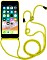 Stilgut Handykette mit Lederrückseite für Apple iPhone 8 Plus gelb (B07R4N64WP)