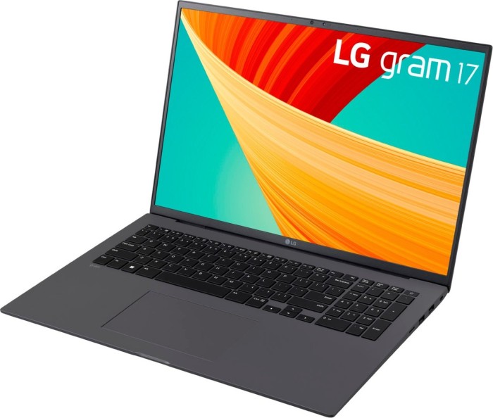 LG gram 17 (2023), szary, Core i7-1360P, 32GB RAM, 2TB SSD, DE