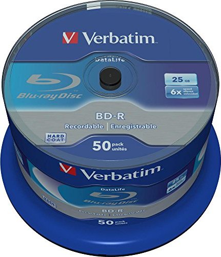 Verbatim BD-R 25GB, 6x, 50er Spindel, ohne ID