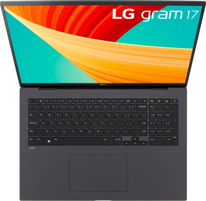 LG gram 17 (2023), szary, Core i7-1360P, 16GB RAM, 1TB SSD, DE