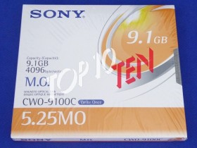 Sony MO-Disk 5.25" WORM, 9.1GB (CWO9100N)