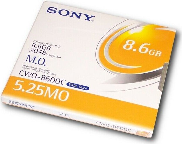 Sony MO-Disk 5.25" WORM, 8.6GB