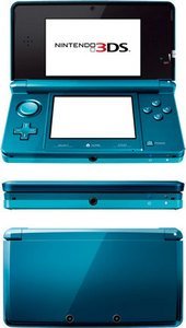 Nintendo 3DS niebieski/czarny (różne zestawy)