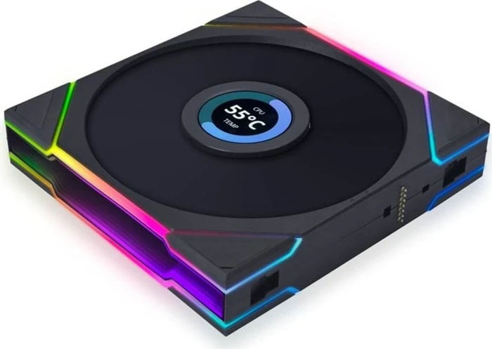 Lian Li Uni Fan TL LCD 140 RGB Reverse Blade, schwarz, 140mm Lian Li Uni Fan TL LCD 140 RGB Reverse Blade, schwarz, 140mm