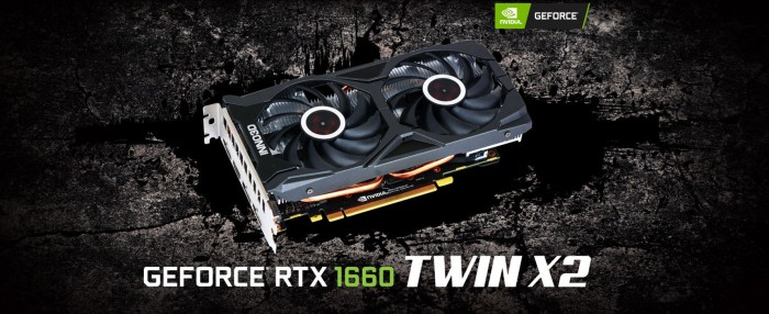 INNO3D GeForce GTX 1660 Twin X2, 6GB GDDR5, HDMI, 3x DP