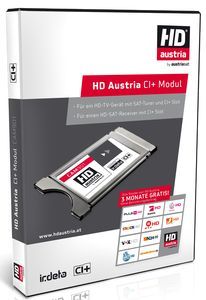 HD Austria CI+ Modul CAM901 ohne ORF-Karte (1 Monat gratis HD Austria)