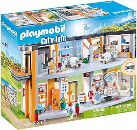 playmobil City Life - Großes Krankenhaus mit Einrichtung