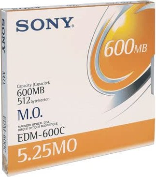Sony MO-Disk 5.25" RW, 600MB