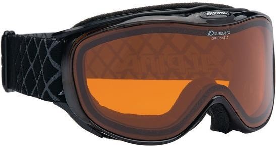 black transparent Alpina Challenge 2.0 DH Skibrille 