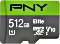 PNY Elite R90 microSDXC 512GB Kit, UHS-I U1, Class 10 Vorschaubild