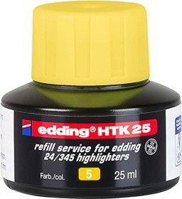 edding HTK25 Textmarker Nachfülltinte gelb