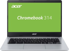 Acer Chromebook 14 CB314-1H-C3M8 silber, Celeron N4120, 8GB RAM, 64GB Flash, DE (NX.ATFEG.002)