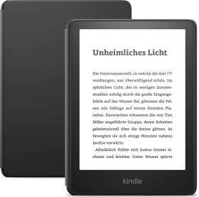 Amazon Kindle Paperwhite Kids 11. Gen schwarz 8GB, ohne Werbung, inkl. Hülle schwarz