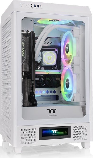 Thermaltake LCD Panel Kit for The Tower 200 Snow, Monitor Kit für The Tower 200 Snow, weiß, 3.9"