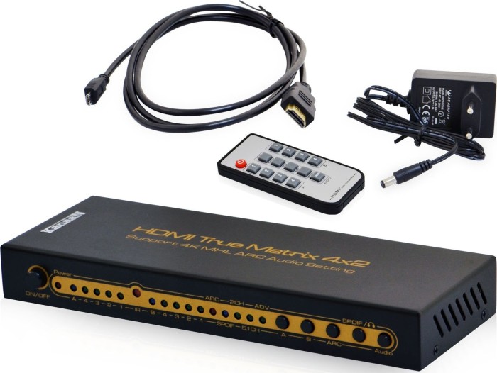 Leicke KanaaN 4x2 UHD-Matrix HDMI 1.4